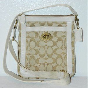 Coach Monogram Messenger Crossbody Bag